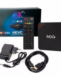 MX9 Box TV : machine de streaming. Cette 4k box tv vas transformez n’importe quel modèle de TV en smart TV d’internet sur votre TV en 4K