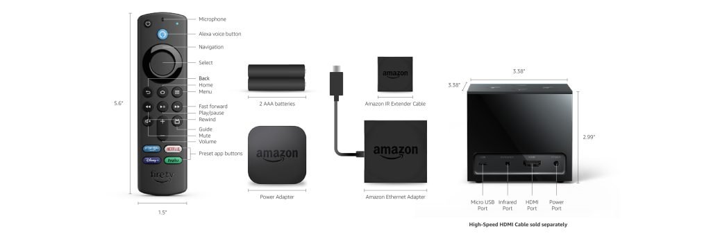 Fire TV Cube Box TV | Lecteur streaming | avec Alexa | 4K Ultra HD ...