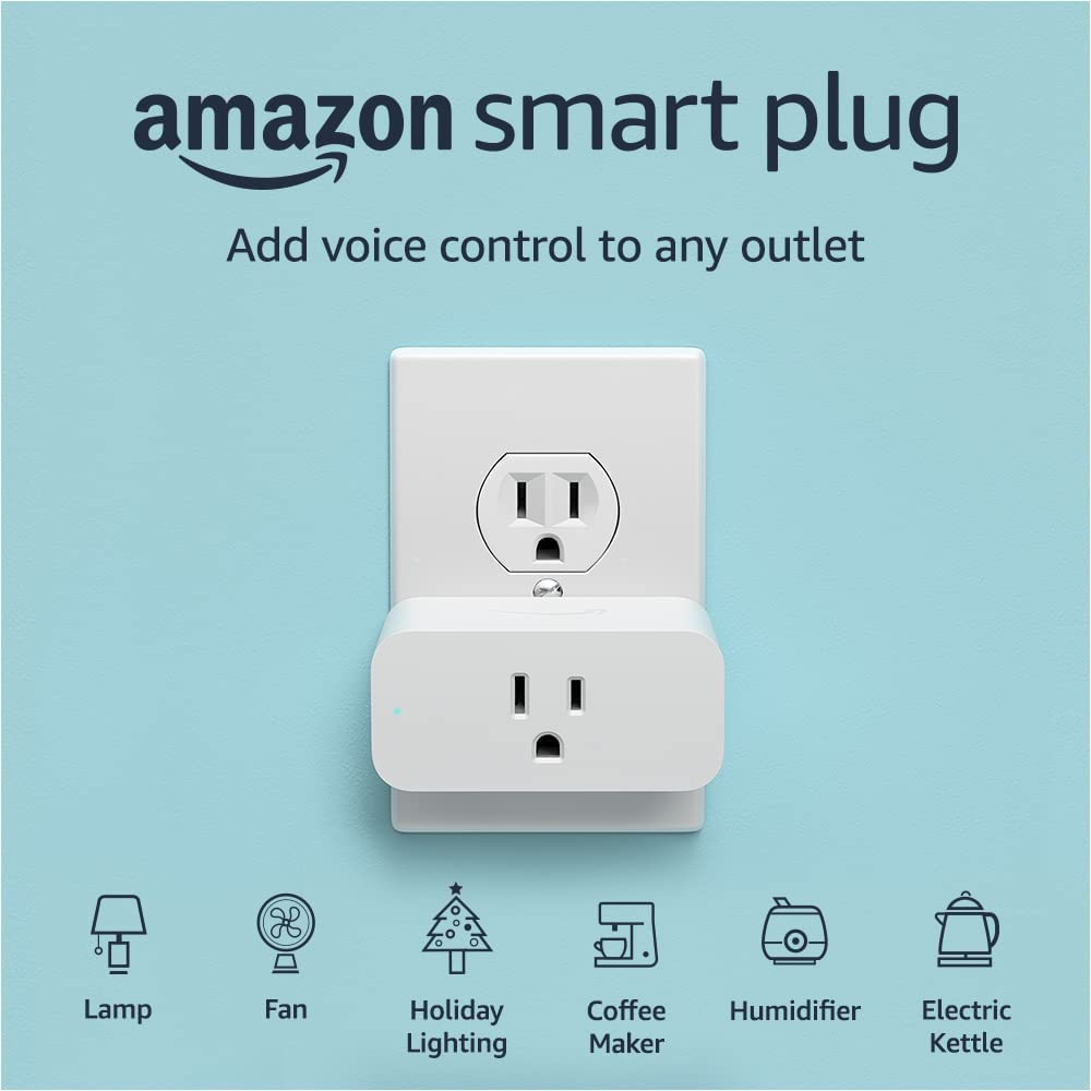 Amazon Smart Plug fonctionne avec Alexa, Amazon Smart Plug fonctionne avec Alexa pour ajouter un contrôle vocal à n'importe quelle prise.